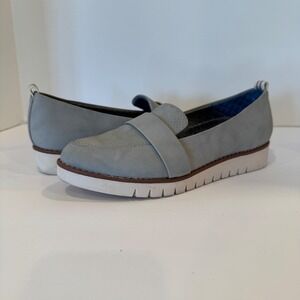 Dr Scholls Loafer Flats Light Grey Comfort Flat Slip On  Size 7.5M